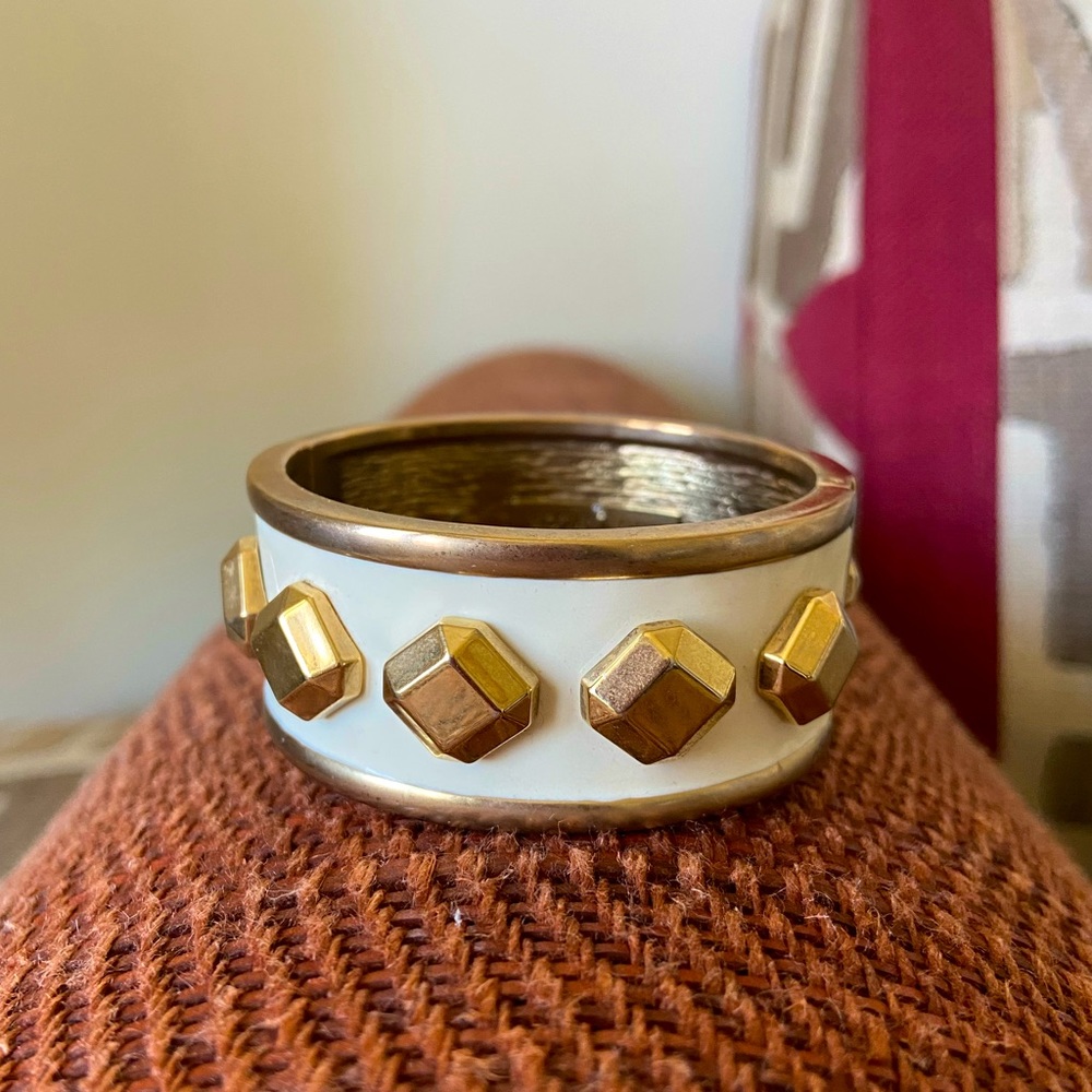 Vintage Ann Taylor Wide Hinged Cuff Bracelet